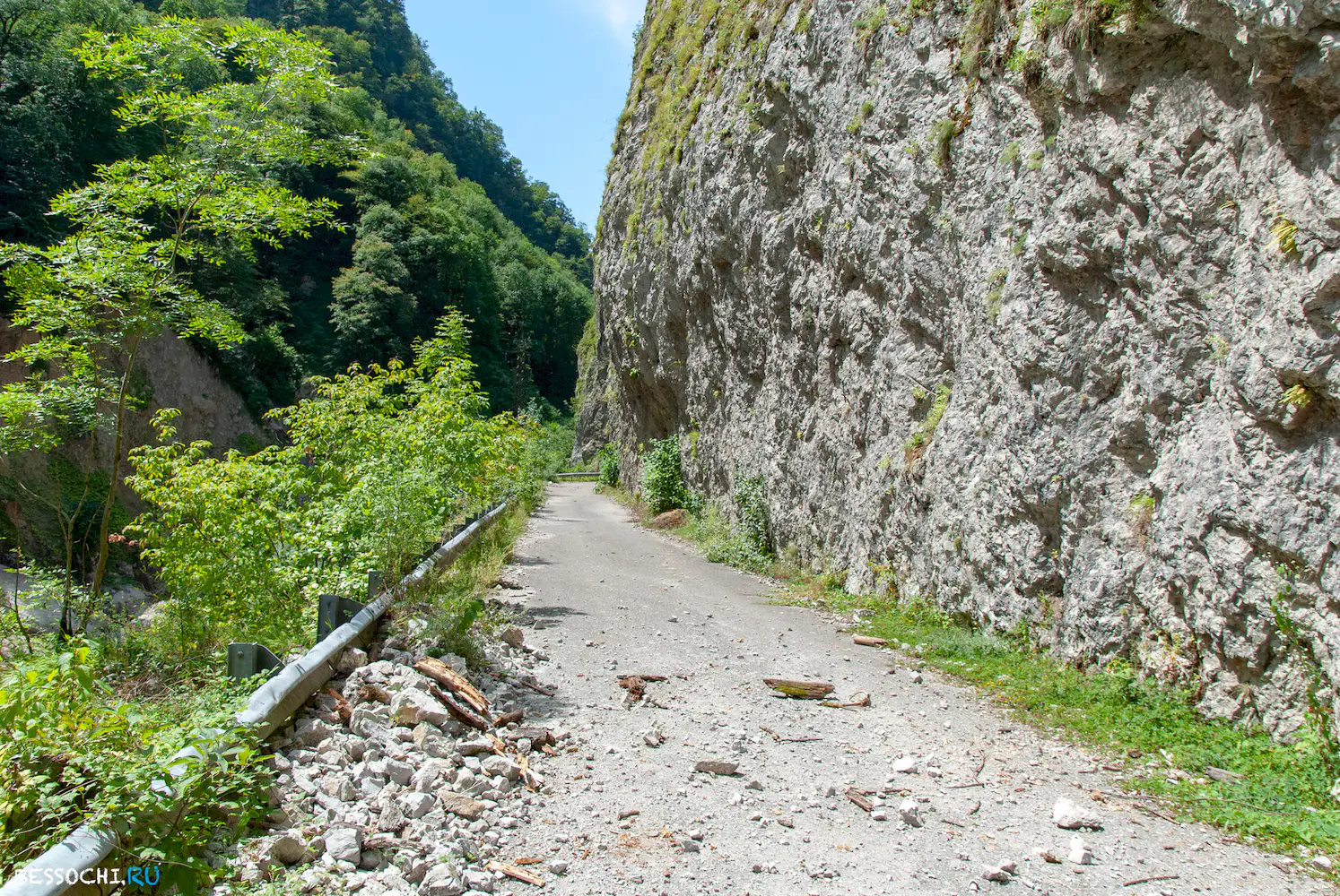 велопоездка Скальный участок