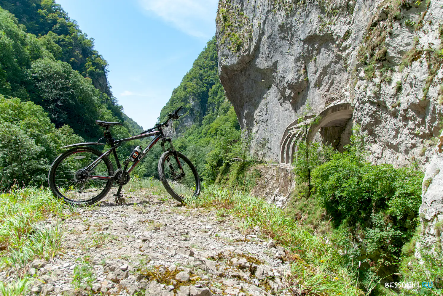 велопоездка Скальный участок