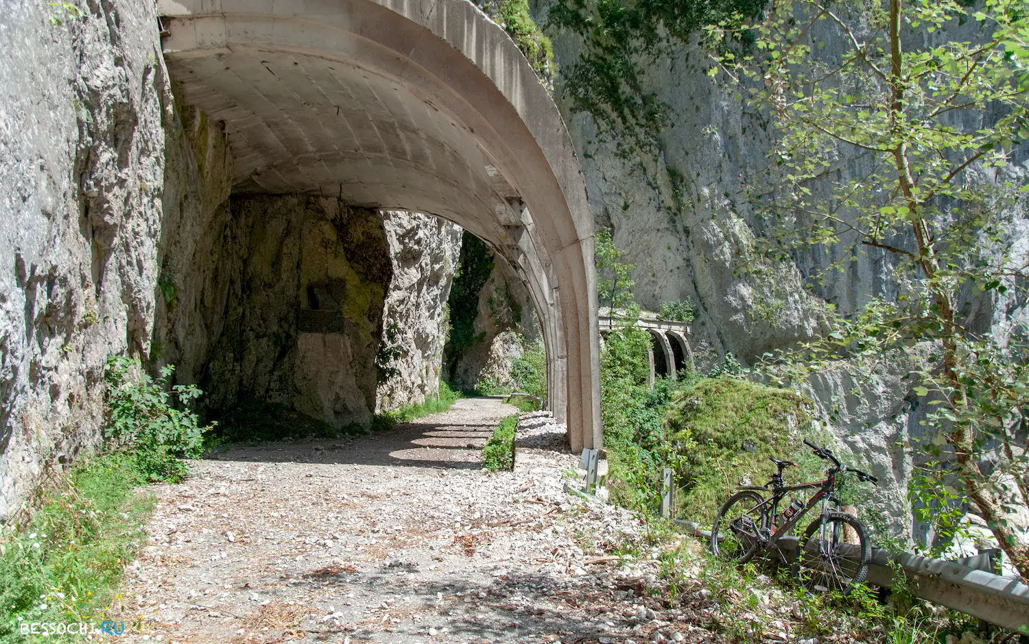 велопоездка Скальный участок