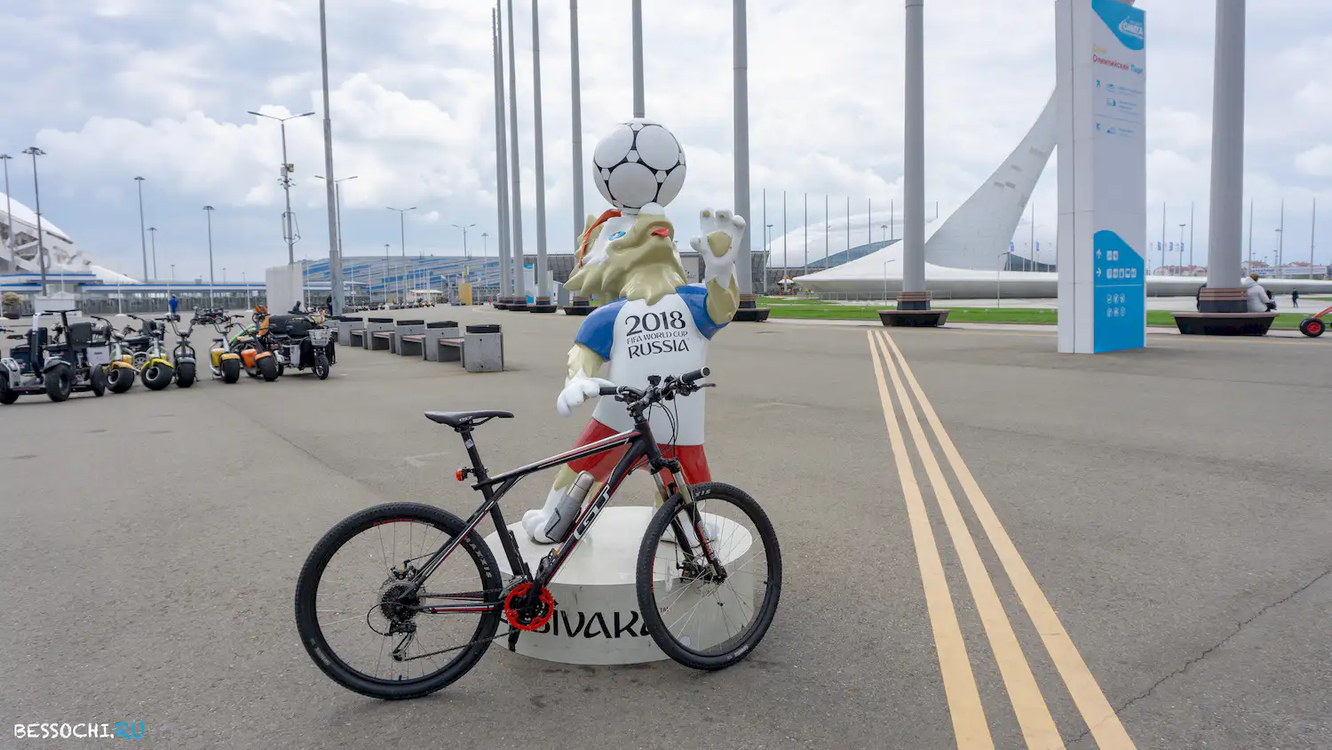 Велопоездка Олимпийский парк