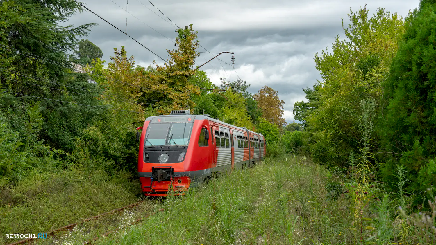 поезд Адлер-Гагра