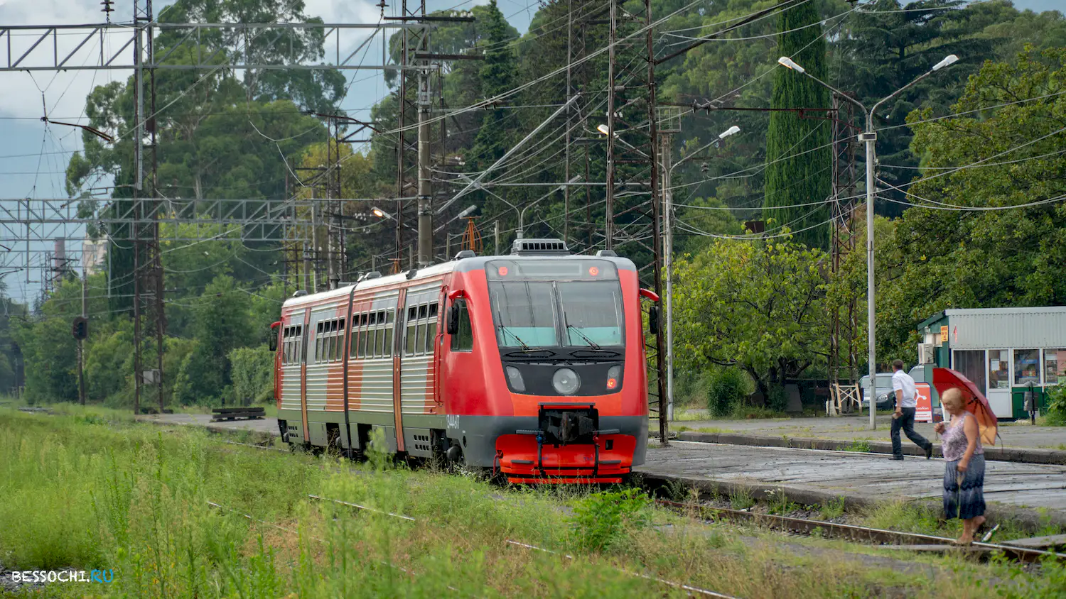 поезд Адлер-Гагра