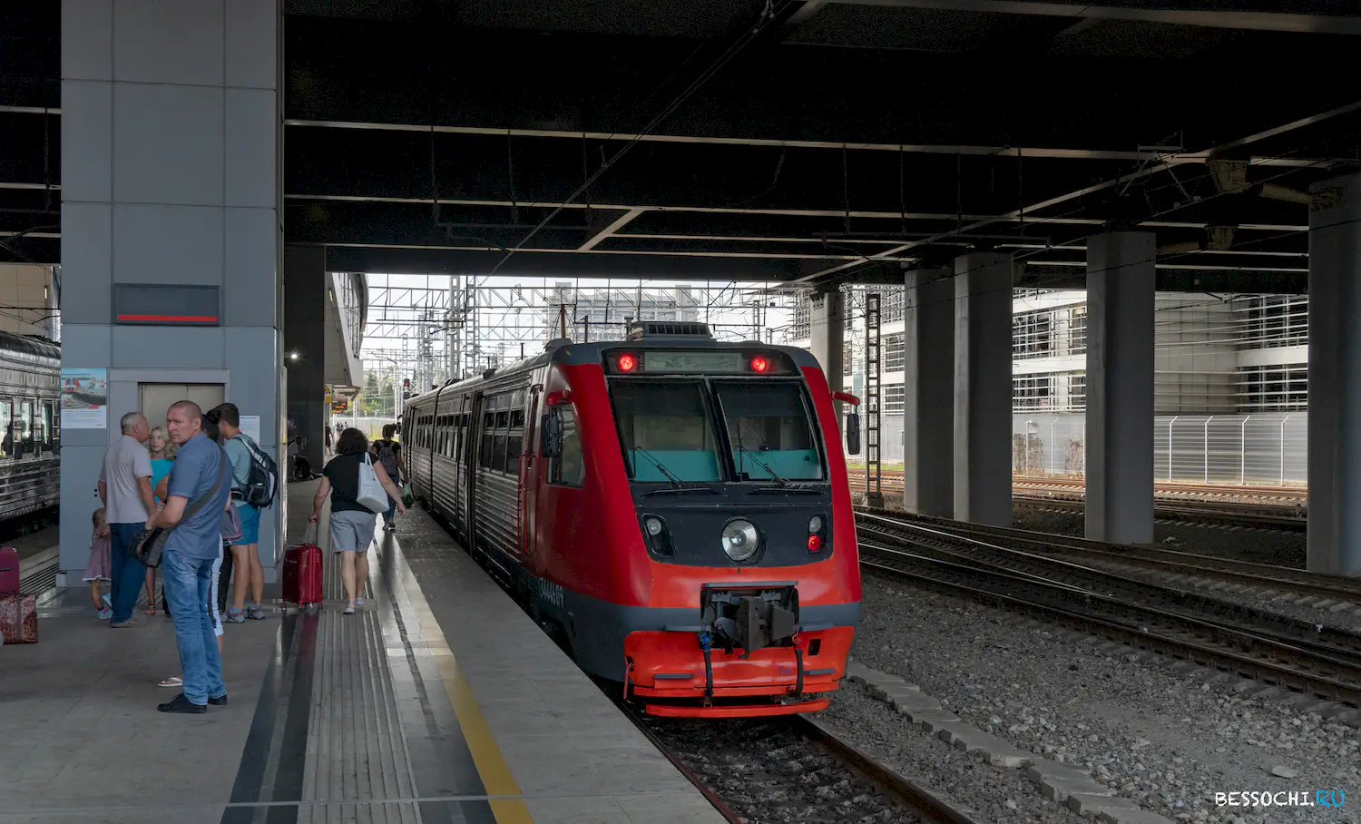 поезд Адлер-Гагра